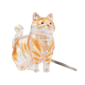 Llavero golden tabby